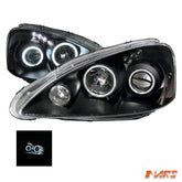 Black Angel - Eyes Halo Projector Head Lights for Honda Integra DC5 2004 - 2006 - Mars Performance